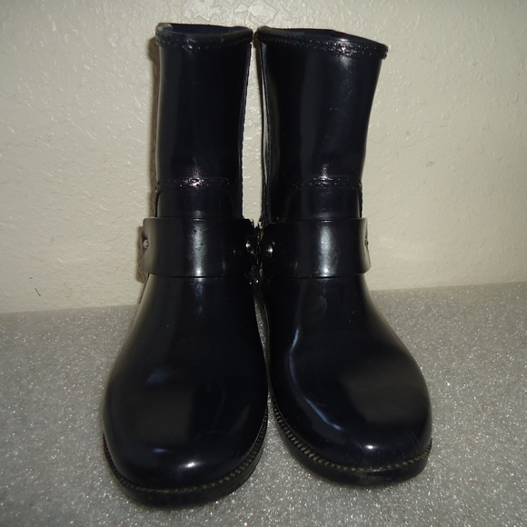 Michael Kors Womens Black Rain Ankle Boots US 8.5 - Picture 2 of 16